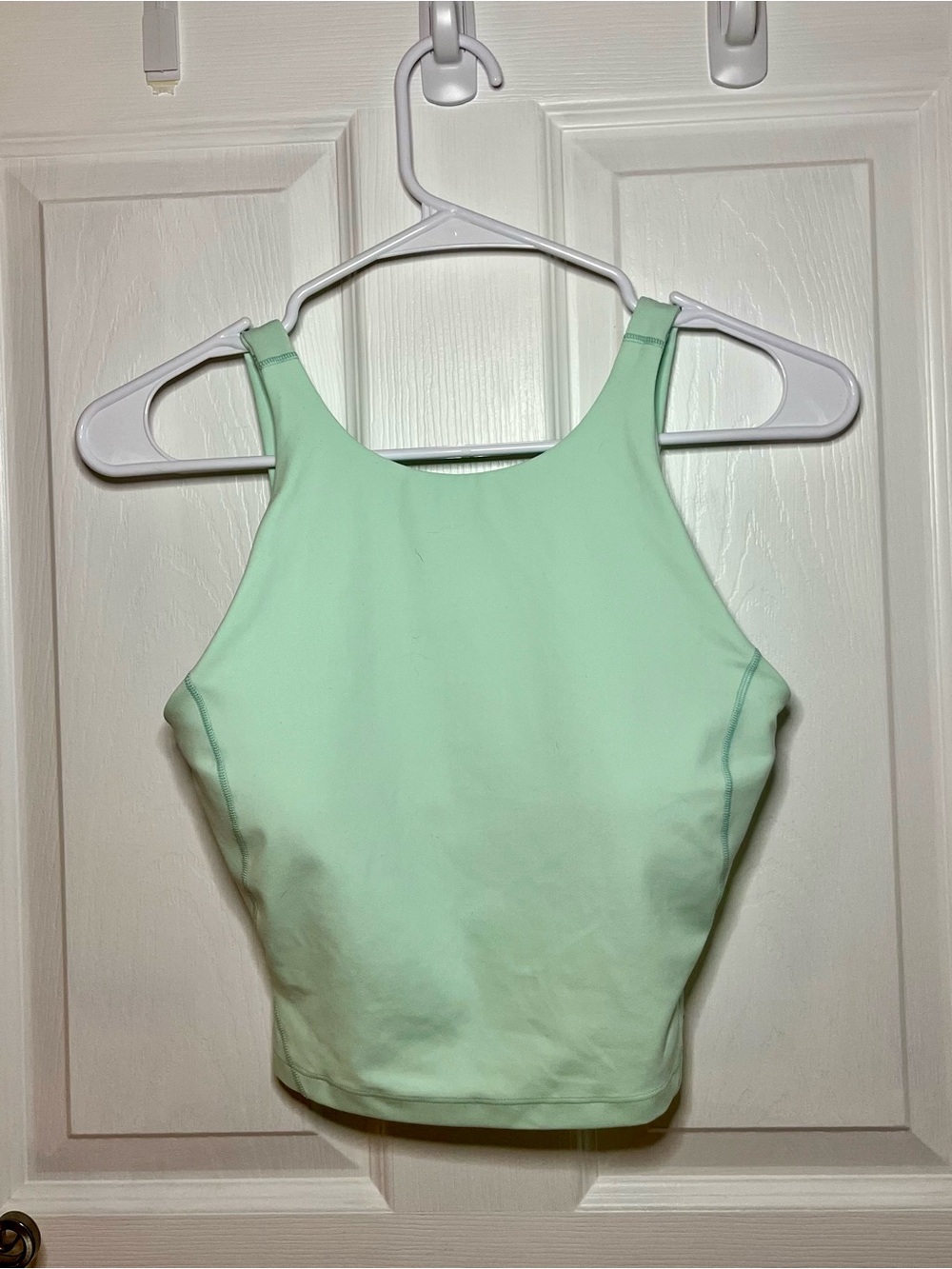 Lululemon Align High Neck Tank Top Mint Green Light Support - Size 6